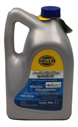 Aceite Sintético Universal / Motores Gasolina / Hella 5w30
