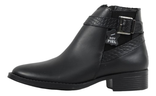 Botas Piel Mujer Botin Casual Vaquera Comoda Antiderrapante