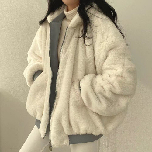 Chamarra Bomber Acolchada Reversible Para Mujer Con Capucha