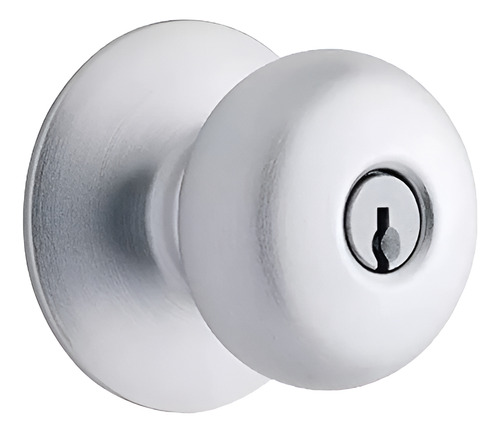 Cerradura De Pomo Cromo Satinado A53pd 1 Pieza