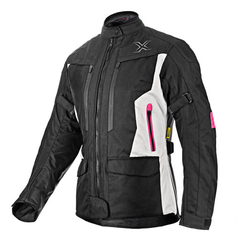 Chaqueta Arex Wanda (3 Capas) Lady Fit Negro/bco/fucsia