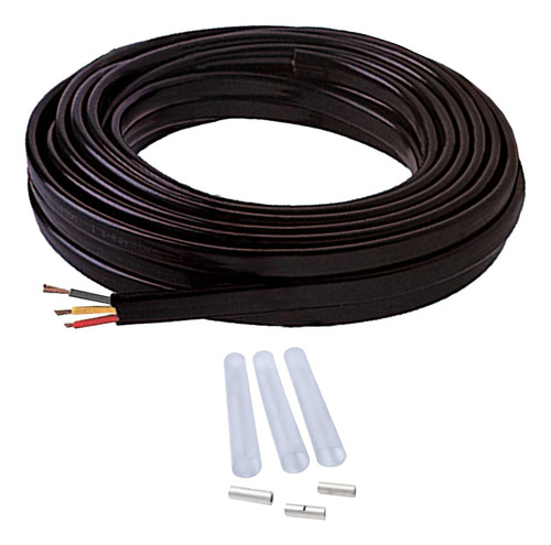 20 Mts De Cable Plano Sumergible 3x12 Y 1 Kit De Empate