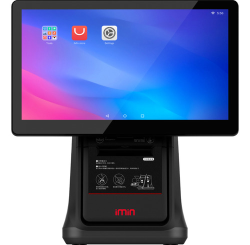 Monitor Tactil Imin 15.6 Comercio Android +impresora Tickets