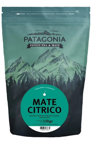 Yerba Mate Patagonia Compuesta X 150g Mate Citrico