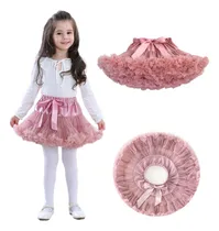 Comprar Rosa Falda Tutús Para Niñas Vestido De Princesa Ropa Navidad