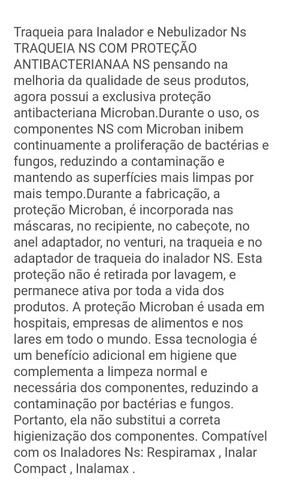 Traqueia Sanfonada Ns - ns Inaladores