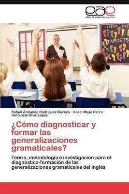 Libro Como Diagnosticar Y Formar Las Generalizaciones Gra...