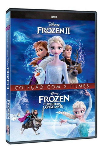 Dvd Frozen 1 E 2 Animação Disney - Melhor Preço!