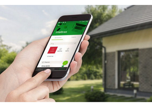 Kit Alarme Wifi Amt8000 Pro Net 4g Sensor C Camera Intelbras