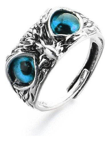 Día Del Anillo De Ojo De Búho Joyas De Estilo Animal