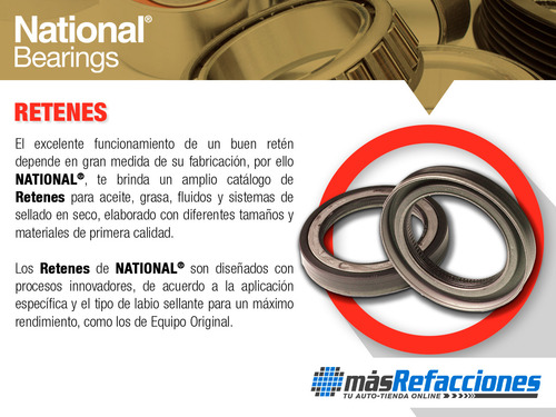 Retén Piñón Diferencial Tras Ext Regal 78 Al 87 National