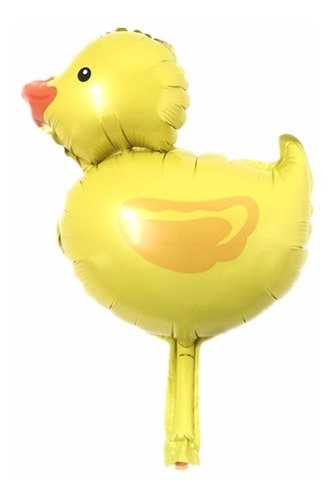 Balão Metalizado Mini Patinho Animais 32cm X 20cm (10 Unid)