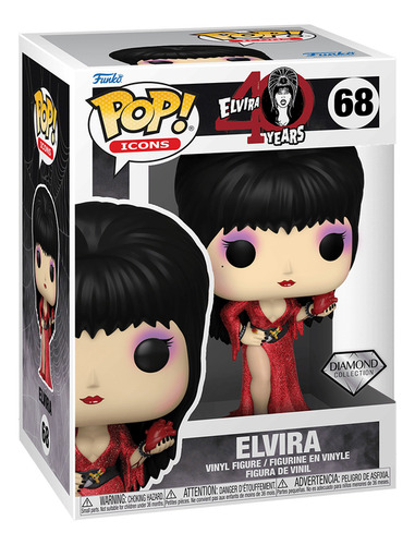 Elvira 49 Aniversario Funko Pop 