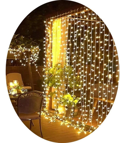 Para Cortina Solar Decorativa Con Forma De Cascada Con