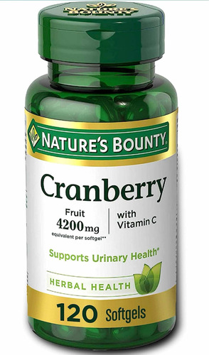 Cranberry  Vitamina C  4200mg Por 120 Softgel