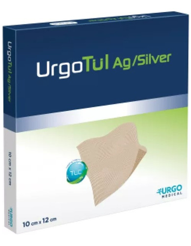 Urgotul Ag/silver Antibacteriano 10x12cm Curación Avanz Unid