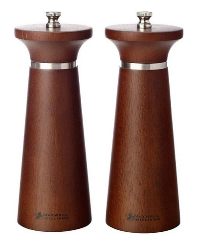 Molinillo de sal y pimienta Oslo Maxwell Williams Wood, kit de 2