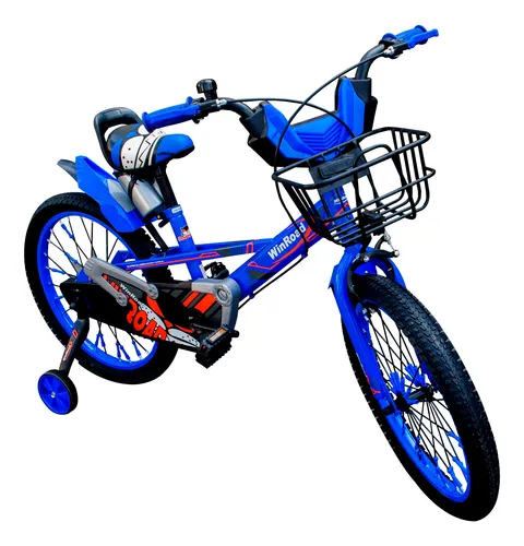comprar Bicicleta  Aro De 20'' Con Canasta Y Ruedas De Apoyo