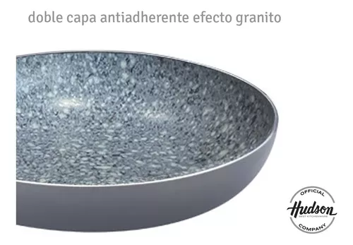 Sarten antiadherente 24 cm gris granito WH