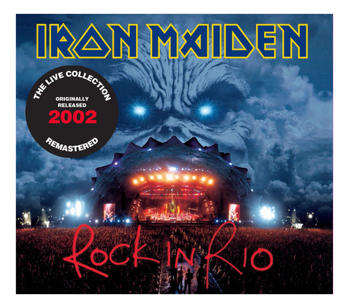Iron Maiden Cd Duplo Rock In Rio 2020 Remasterizado Digipack