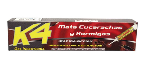 Gel Insecticida Mata Cucarachas Y Hormigas K4 K4