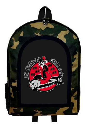 Mochila Camuflada Harley Queen Nueva Colección Modelo 19