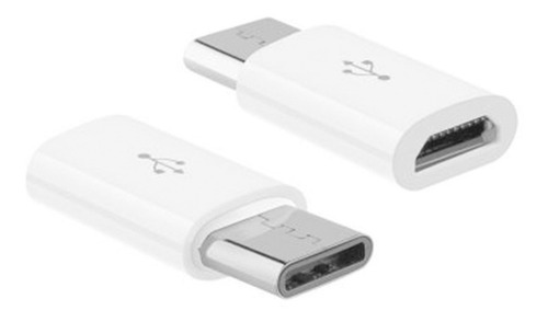 Imagen 6 de 8 de Adaptador Convertidor Micro Usb V8 Hembra A Tipo C Macho
