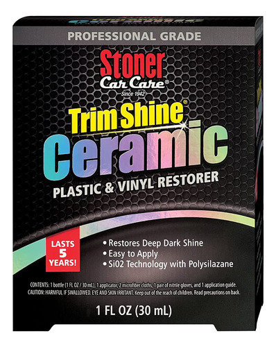 Stoner Car Care 95451 Trim Shine - Kit De Restaurador De Pls