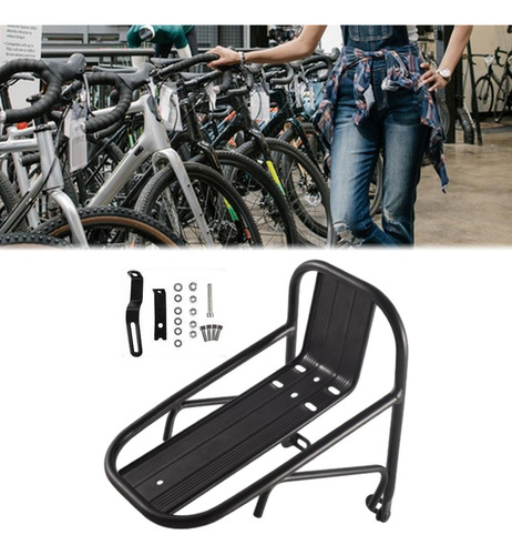 Portaequipajes Delantero Para Bicicleta Portaequipajes