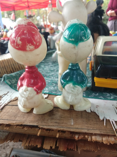 Muñecos Plástico Inflado Sobrino Tío Rico (Usado)