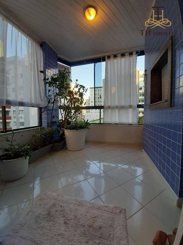 Imagem 1 de 15 de Apartamento A Poucos Metros Do Mar, Semi Mobiliado Com 3 Dormitórios (sendo 2 Suítes), Sacada Com Churrasqueira À Carvão, 1 Vaga Privativa De Garagem! - Ap0023