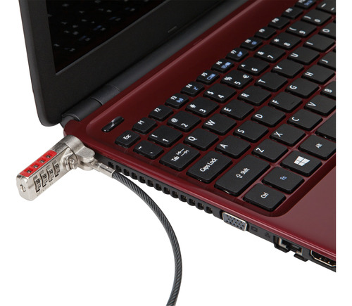 Targus Defcon T-lock Cable Lock Combinado Y Serializado