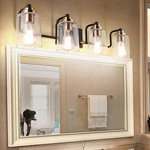Lámpara Vintage Baño 4 Luces.