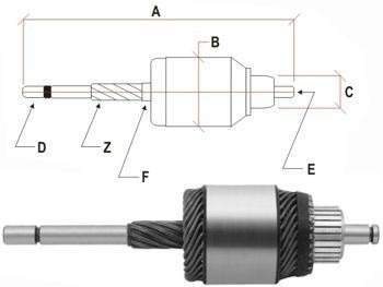 Imagen 1 de 5 de Bobina Arranque Volkswagen Gol/etc. Bosch 1.6