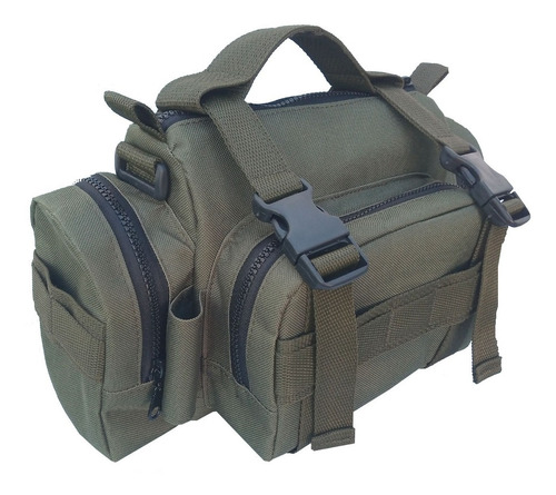 Bolso/morral/riñonera/uso Tactico Militar/policial/senderismo/trekking/sistema Molle/4 Colores/unico Con Portadocumentos