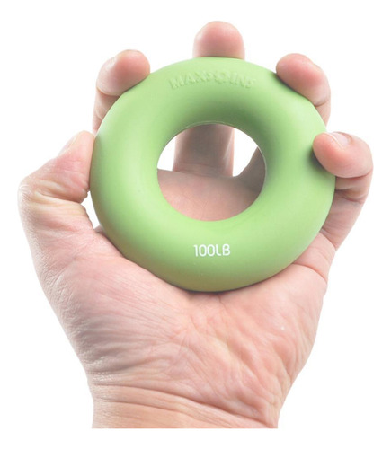 Entrenamiento De Aptitud De Muñeca De Silicona Verde 100lb