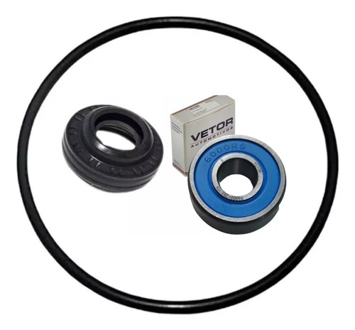 Selo Anel E Rolament Do Eixo Compressor Gm Onix Prisma Spin
