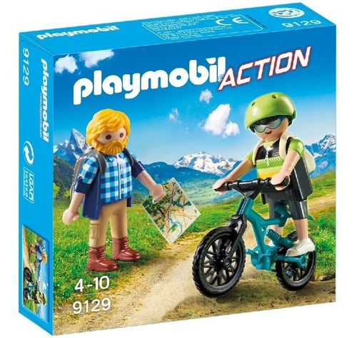 Playmobil Action 9129 Ciclista Y Excursionista Mundo Manias