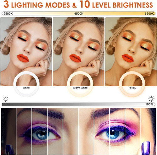 16cm Anillo De Luz Con Clip De Luz Portátil For Zoom Selfie