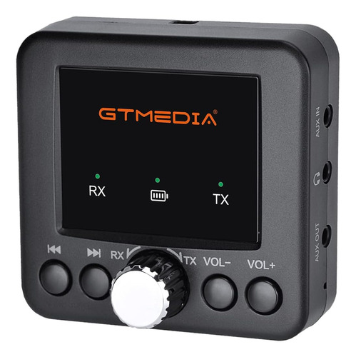 Gt Media Bluetooth Transmisor / Receptor Adaptador De Audio,