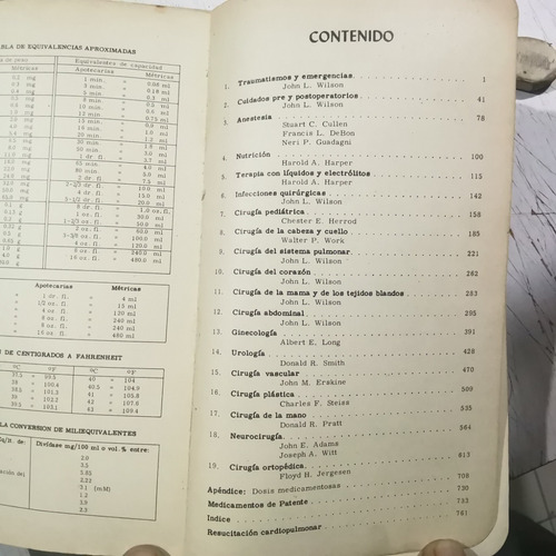 Manual De Cirugía Wilson Y Mcdonald Manual Moderno 1967 (Usado)