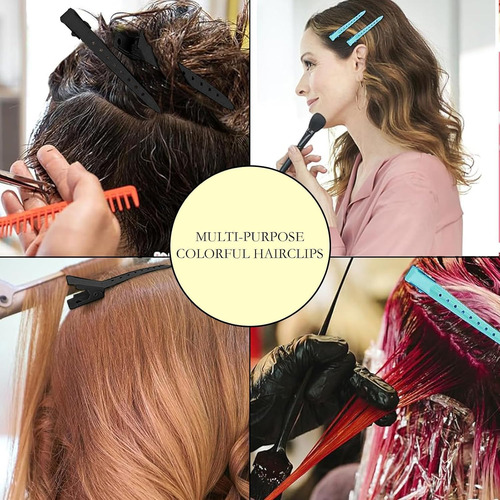 20 Pinzas Para El Pelo Con Pico De Pato, Pinzas De Cocodrilo