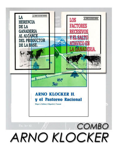 Pack Libros Combo Arno Klocker Pastoreo Orientacion Grafica