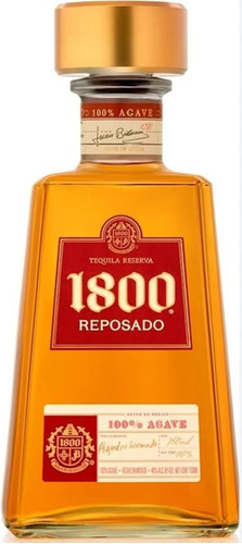 Tequila 1800 Reposado 750ml José Cuervo 1800 Original.