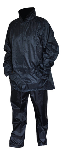 Equipo De Lluvia Polyester / Pvc Azul