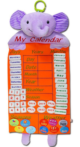 Calendario Para Niños Aprendizaje Estac Tiempo De Juguete 