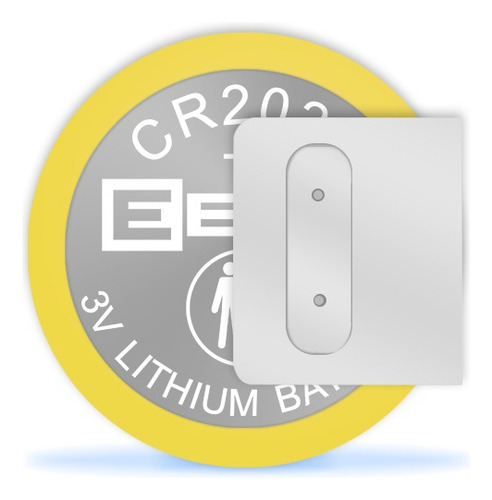 5 X  Pilas Cr2032 Con Terminales Posicion Vertical