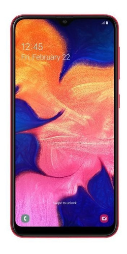 Smartphone Samsung Galaxy A10 32gb 13mp Tela 6.2  Vermelho