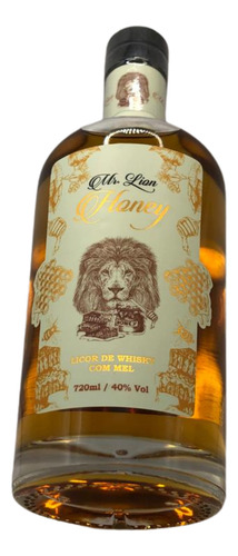 Mr Lion Honey Whisky Md Chefe Sem Tubo Sem Medalha Original