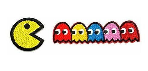 Fantasmas De Pac-man Blinky Pinky Inky Clyde Parche Bordado 